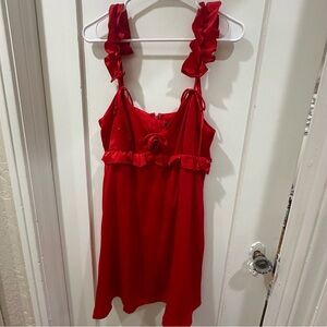 Wild Fable Red Satin Mini Dress